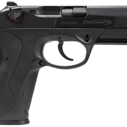 Beretta USA JXF4F20 Px4 Storm  Full Size Frame 40 S&W 10+1, 4.10″ Black Steel Barrel, Black Bruniton Serrated Steel Slide, Black Polymer Frame w/Picatinny Rail, Ambidextrous
