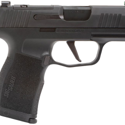 Sig Sauer 365X9BXR3P P365X  9mm Luger 12+1 3.10″ Black Nitron Optic Ready/Serrated SS Slide, Black SS Frame w/Beavertail, Black Polymer Grips