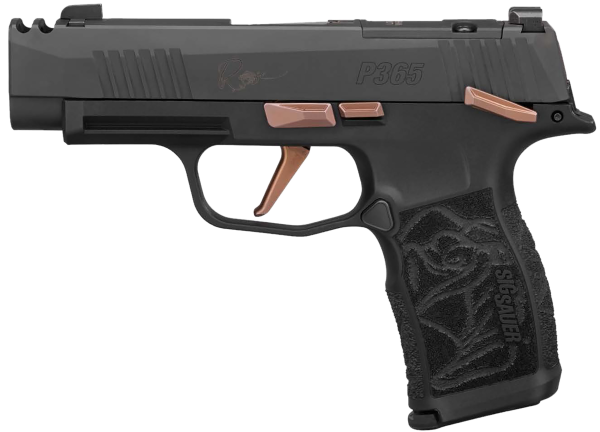 Sig Sauer 365XL9ROSEMSCA  Rose *CA Compliant 9mm 10+1 3.10″ Nitron Stainless Steel Slide/Laser Engraved Polymer Grip