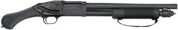 Mossberg 50638 590 Shockwave 12 Gauge 3″ 14″ 5+1 Blued Black Fixed Raptor Birdshead Grip Stock