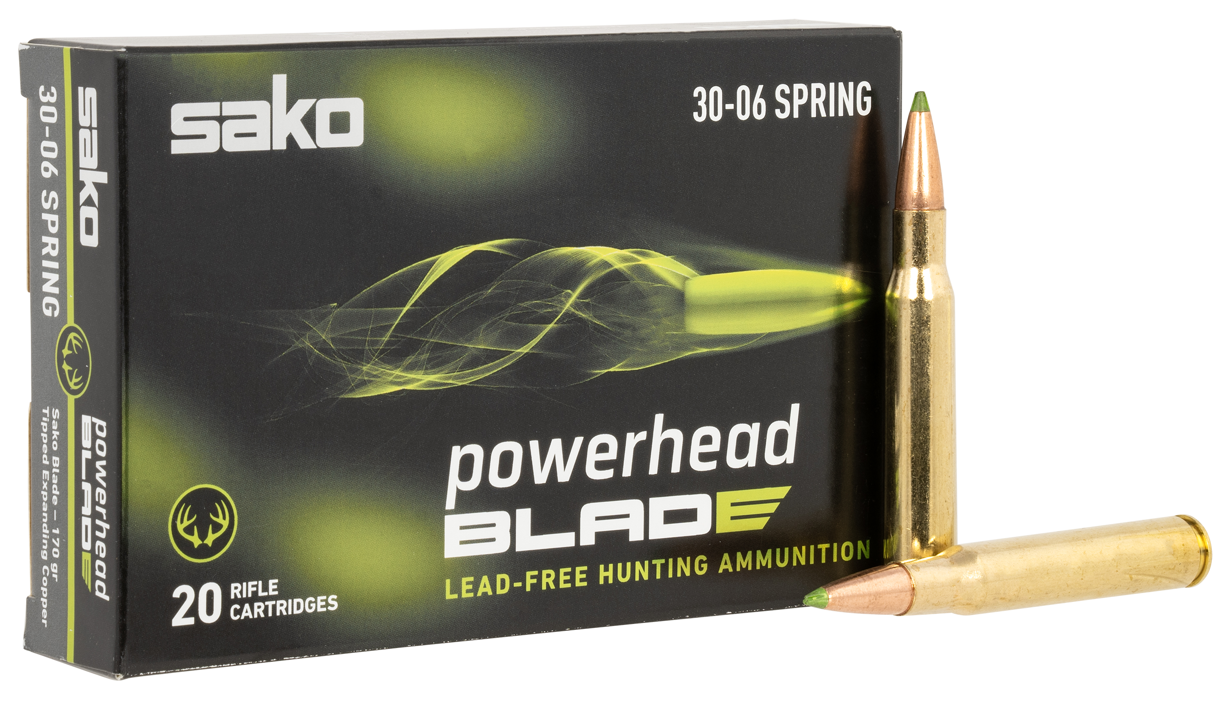 SAKO (TIKKA)  PowerHead Blade 30-06Springfield 170gr 20 Per Box/10 Case