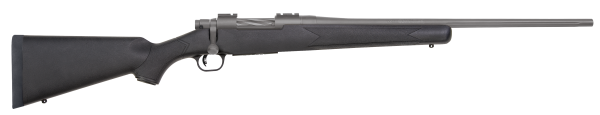 Mossberg 28068 Patriot  22-250 Rem 5+1 22″ Fluted Barrel w/Recessed Match Crown, Cerakote Stainless Steel, Spiral-Fluted Bolt, Synthetic Stock, Drop Box Magazine, Adjustable LBA Trigger