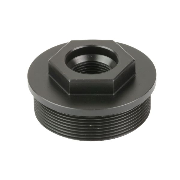 CMMG ZEROED HUB MNT DT 1/2X28 BLK