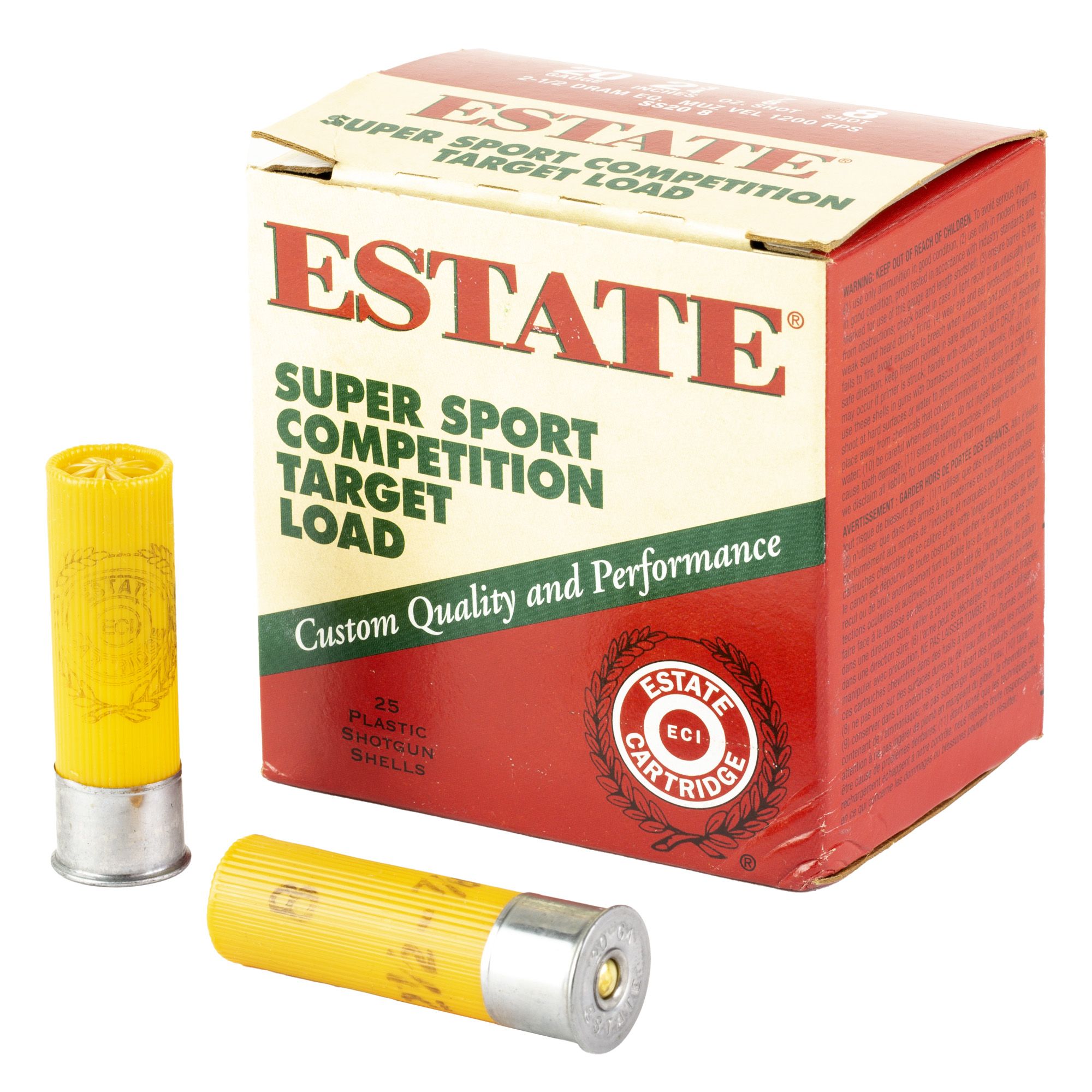 FED ESTATE SS 20GA 2.75″ #8 25/250