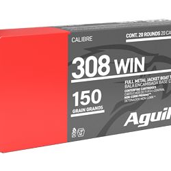 AGUILA 308WIN 150GR FMJBT 20/500