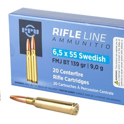 PPU 6.5X55 SWEDISH FMJ 139GR 20/200
