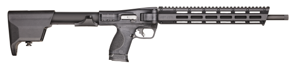 Smith & Wesson 12575 M&P FPC  9mm Luger 17+1/23+1 (3) 16.25″ Steel Barrel, Black Anodized Receiver, Adjustable Black Stock, M-LOK Slots w/Picatinny Style Rail Black Polymer Grip