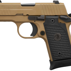 Sig Sauer 238380ESCPN P238 Micro-Compact Emperor Scorpion 380 ACP 2.70″ 6+1 & 7+1 Flat Dark Earth Hardcoat Anodized Flat Dark Earth Nitron Stainless Steel Black Hogue G10 Piranha Grip