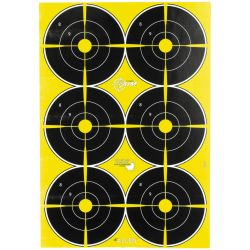 ALLEN EZ AIM 12″X18″ BULLSEYE 8PK