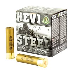 HEVI STEEL 12GA 3.5″ #4 25/250