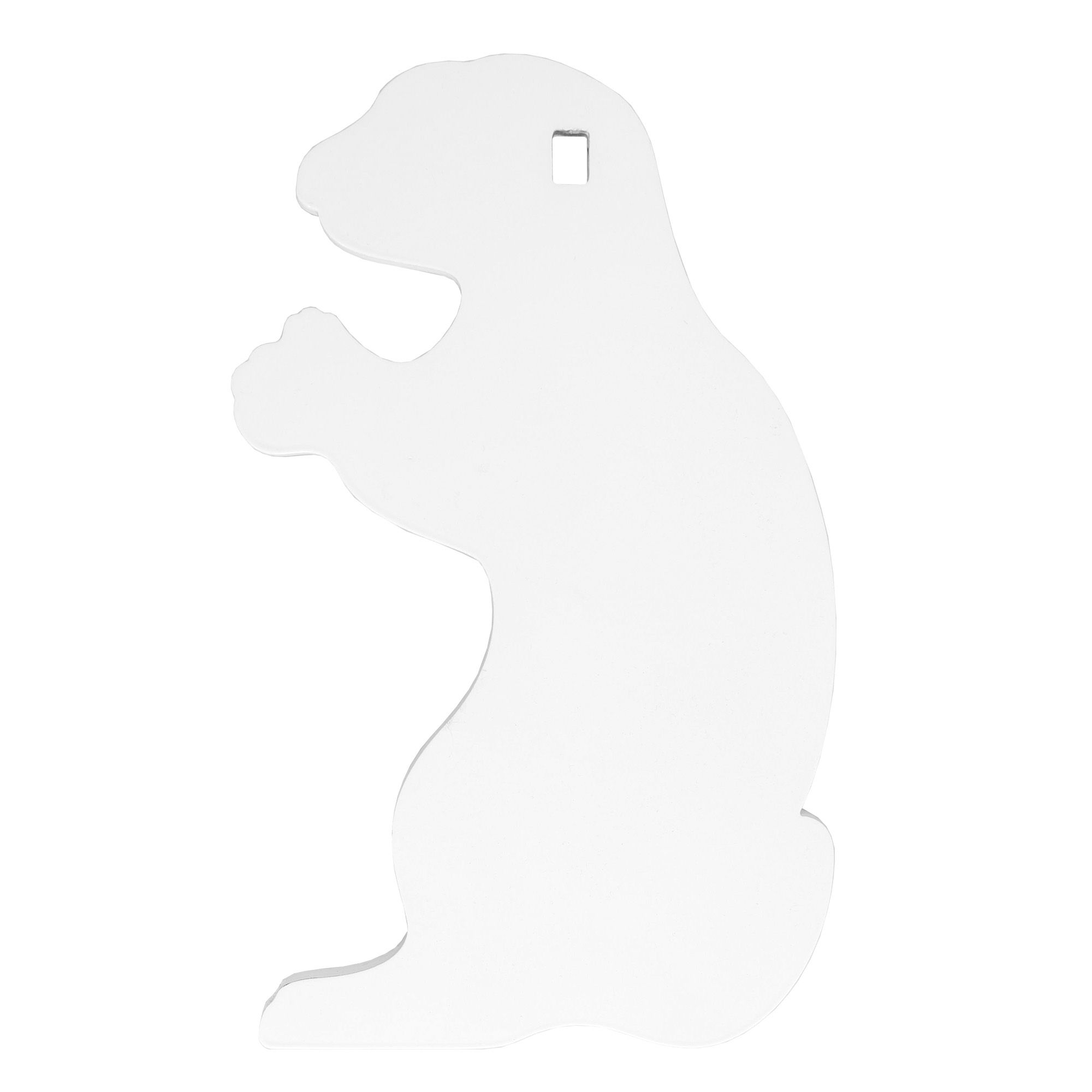 B/C AR500 3/8″ SILHOUETTE GOPHER WHT