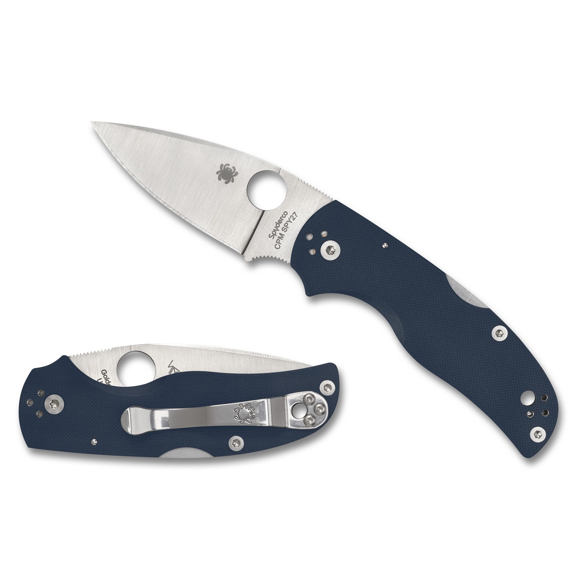 SPYDERCO NATIVE 5 G-10 3″ BLUE