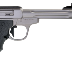 Smith & Wesson 12078 Performance Center Victory Target 22 LR 6″ MB 10+1 Stainless Steel Tandemkross Black HiveGrip with Integrated Target Thumb Rest Grip