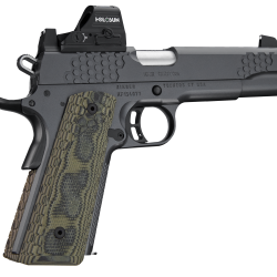 Kimber Mfg.,inc 3000434 KHX Custom (OI) 9mm 9+1 5″ Front Serrations Stainless Steel Slide Gray KimPro II G-10 Grip