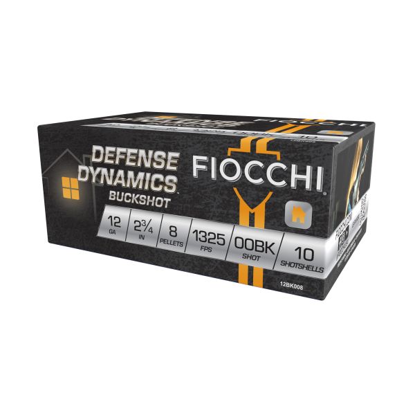FIOCCHI 12GA 2.75″ 00BK 10/250