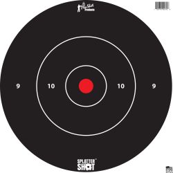 PRO-SHOT TARGET 12″ WHT BULLSEYE 5PK