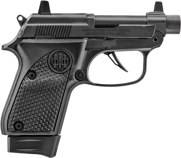 Beretta USA J20X22R8M3 20X Bobcat 22 LR 8+1 2.80″ Black Steel Barrel, Black Inox ELS/Serrated Steel Slide, Black Polymer Frame w/Beavertail, Helica Texture Grip