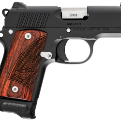 Kimber Mfg.,inc 3300241 Micro 9 RTC 9mm 7+1 3.15″ Black KimPro II Stainless Steel Slide Rosewood Grip