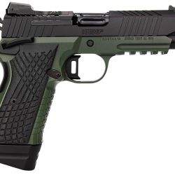 Kimber Mfg.,inc 3100022 KDS9C TFS 9mm 15+1 18+1 4.60″ Ranger Green/ Black Front and Rear Serrations Stainless Steel G-10 Grip