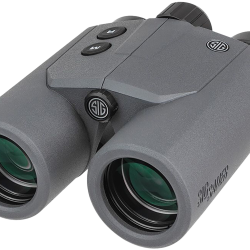 Sig Sauer Electro-Optics SOKCN100 Canyon Rangefinding 10x42mm Illuminated Circle w/Red Dot Reticle Black