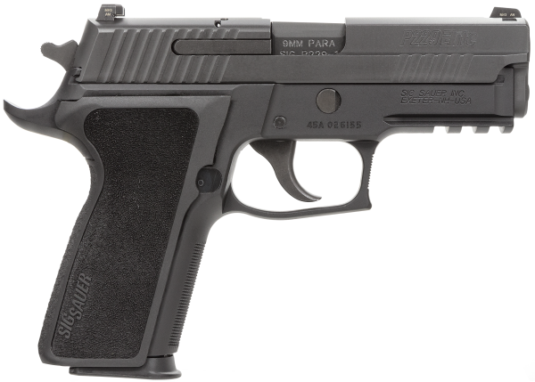 Sig Sauer 229R9ESECA P229 Compact Enhanced Elite *CA Compliant 9mm Luger 3.90″ 10+1 Black Hardcoat Anodized Black 1-Piece Ergo Grip