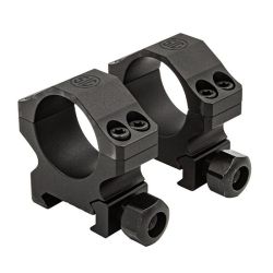 SIG ALPHA1 1 EXTRA HIGH RINGS ALUM MATTE BLK
