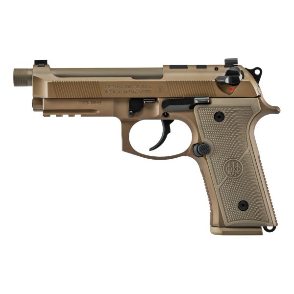 BERETTA M9A4 G CEN 9MM 4.8″ 15RD FDE