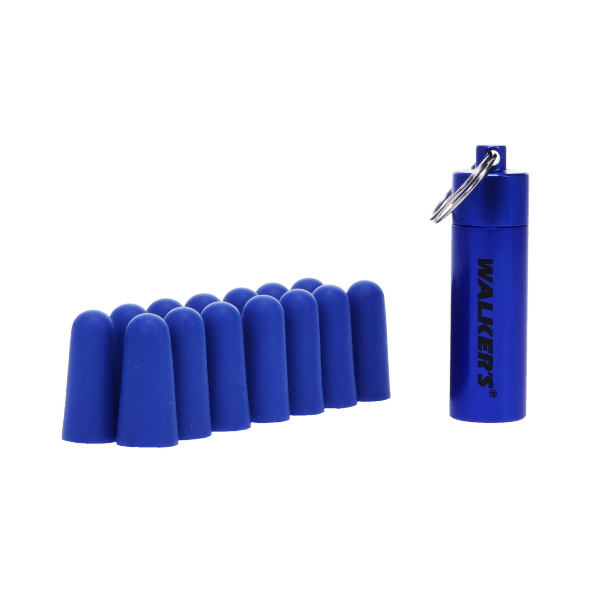 WALKER’S 7PK BLUE FOAM PLUG W/CASE