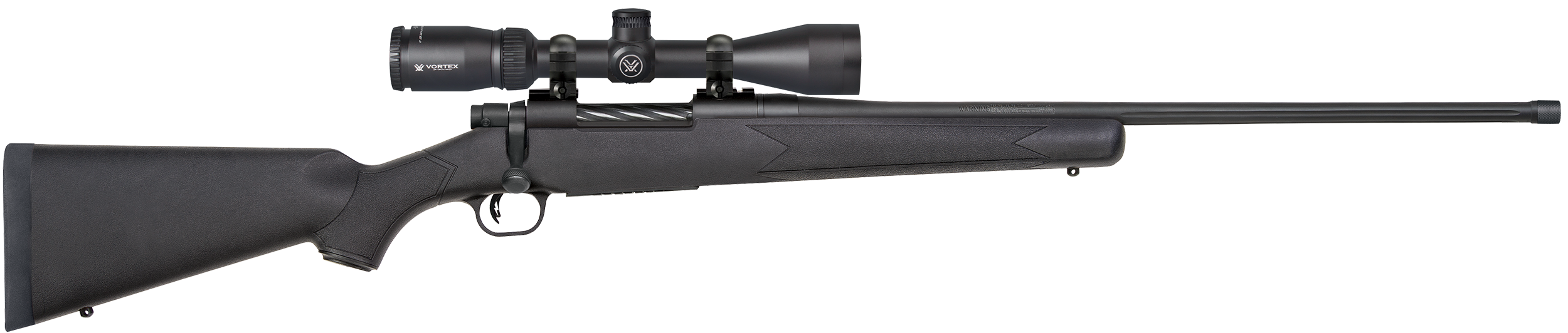 Mossberg 28123 Patriot  300 Win Mag 3+1 24″ Black Black Right Hand