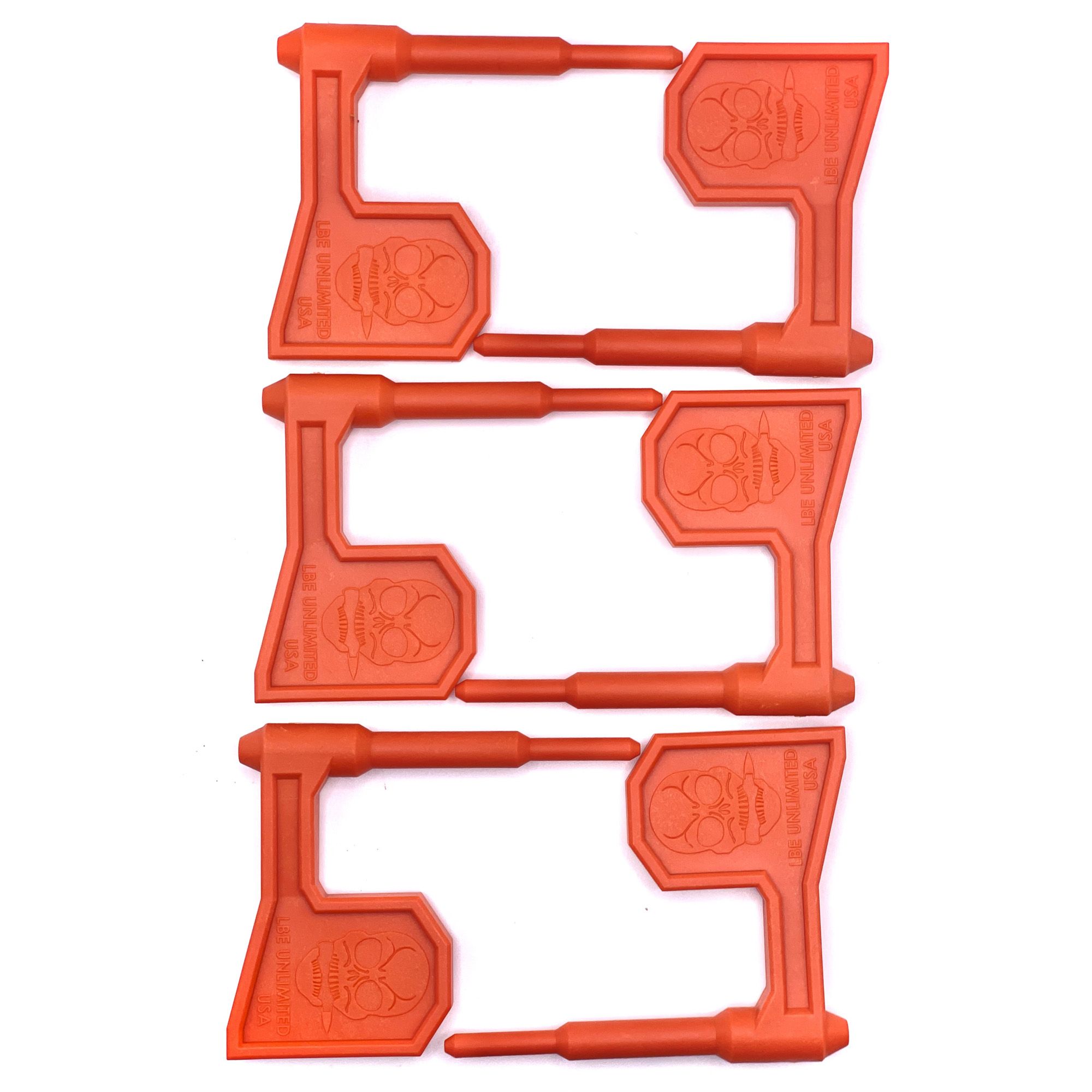 LBE RIFLE CHAMBER SFTY FLAG 6PK ORG