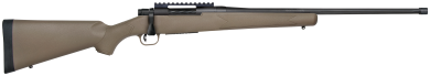 Mossberg 27875 Patriot Predator 6.5 Creedmoor Caliber with 5+1 Capacity, 22″ Threaded/Fluted Barrel, Matte Blued Metal Finish & Flat Dark Earth Synthetic Stock Right Hand (Full Size)