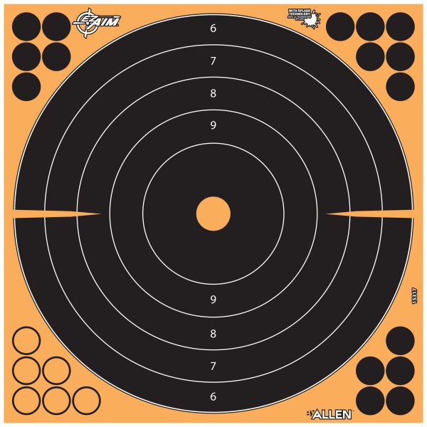 ALLEN EZ AIM 12″ BULLSEYE 5PK