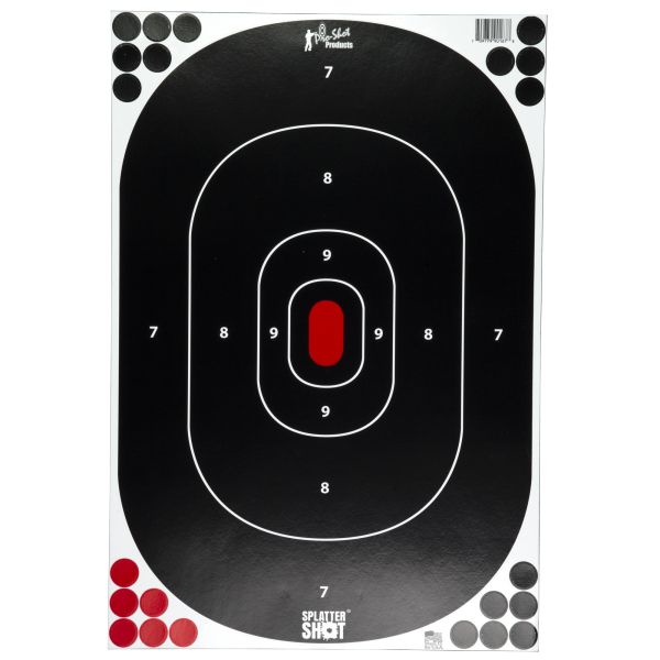 PRO-SHOT TARGET 12X17″ SILH P&S 5PK