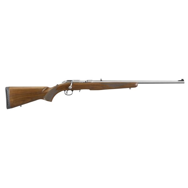 RUGER AM RIM 22WMR 22″ 9RD WALNUT
