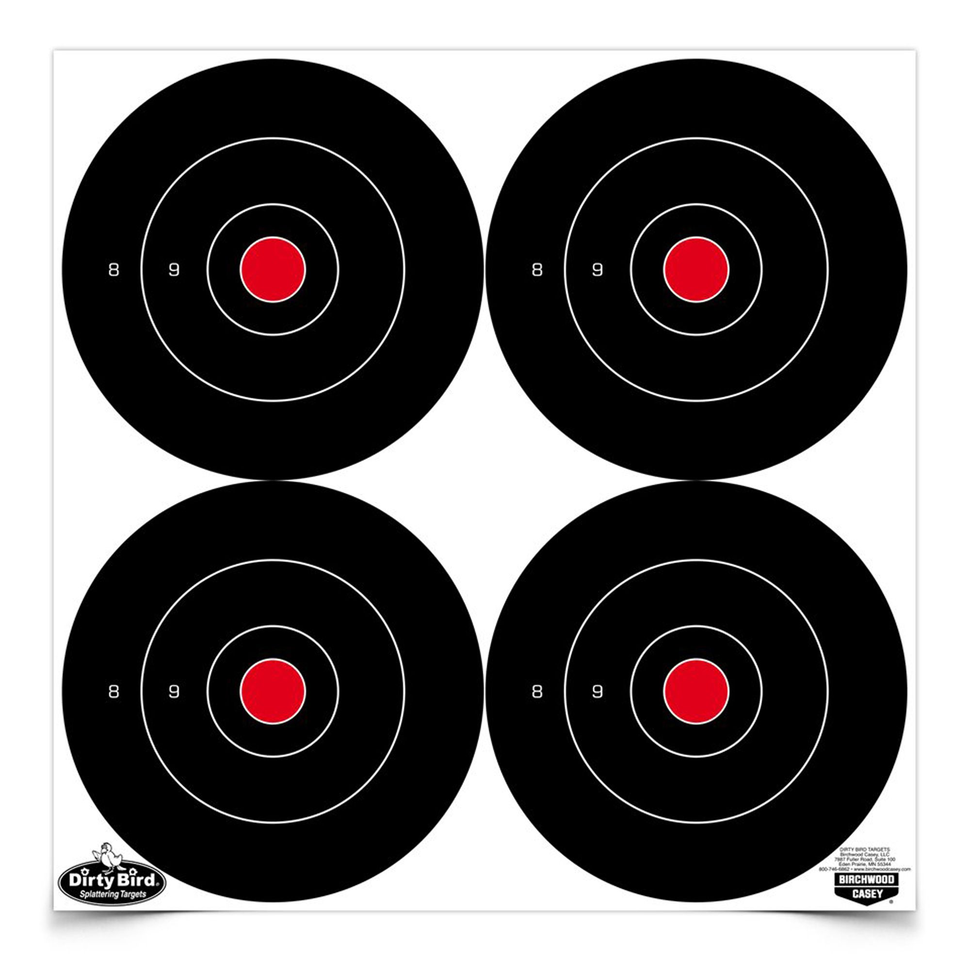 B/C DIRTY BIRD RND BLSEYE TGT 48-6″