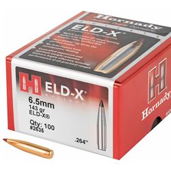 HRNDY ELD-X 6.5MM .264 143 GR 100CT