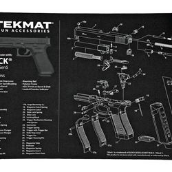 TEKMAT PISTOL MAT FOR GLOCK G5