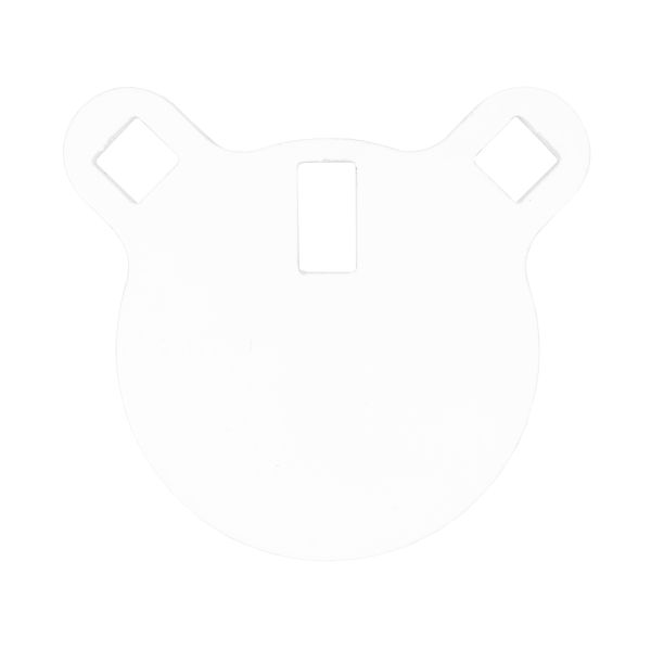 B/C 4″ 3/8″ STEEL TRGT ROUND PLATE