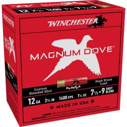 WIN MGNM DOVE 12GA 2.75″ #7.5 25/250