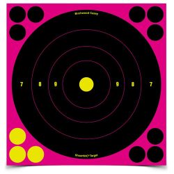 B/C SHT-N-C BULLSEYE TGT PINK 6-8″