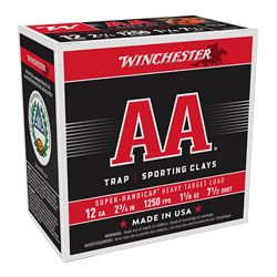 WIN AA SUPER HC 12GA 2.75″ #7.5 25/
