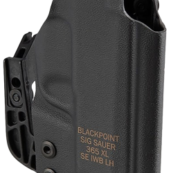 Sig Sauer HOL365XLAPXLH Tactical  IWB Black Polymer Belt Clip Fits Sig P365XL Left Hand