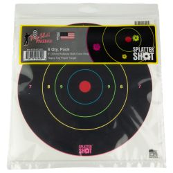 PROSHOT 8″ MULTI CLR BULLSEYE 6PK