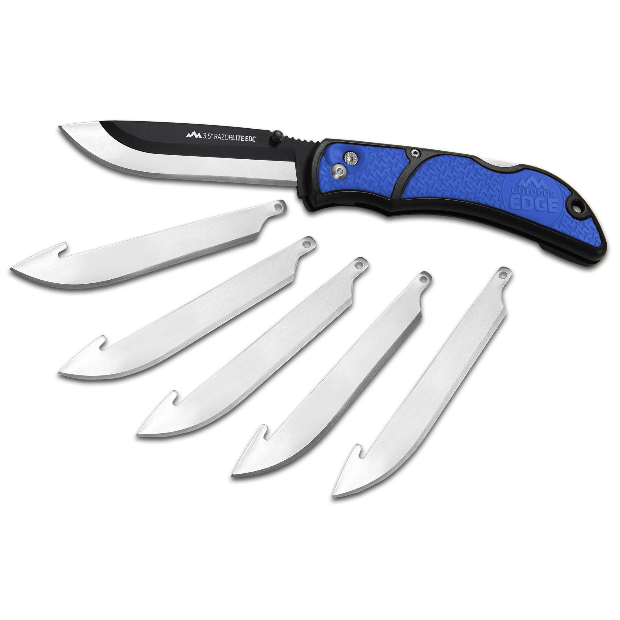 OD EDGE RAZOR-EDC LT 3.5″ 6 BLDS BLU