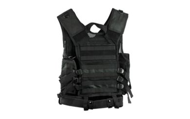 NCSTAR TACTICAL VEST MED-2XL BLK