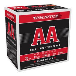 WIN AA HVY TRGT 20GA 2.75″ #8 25/250