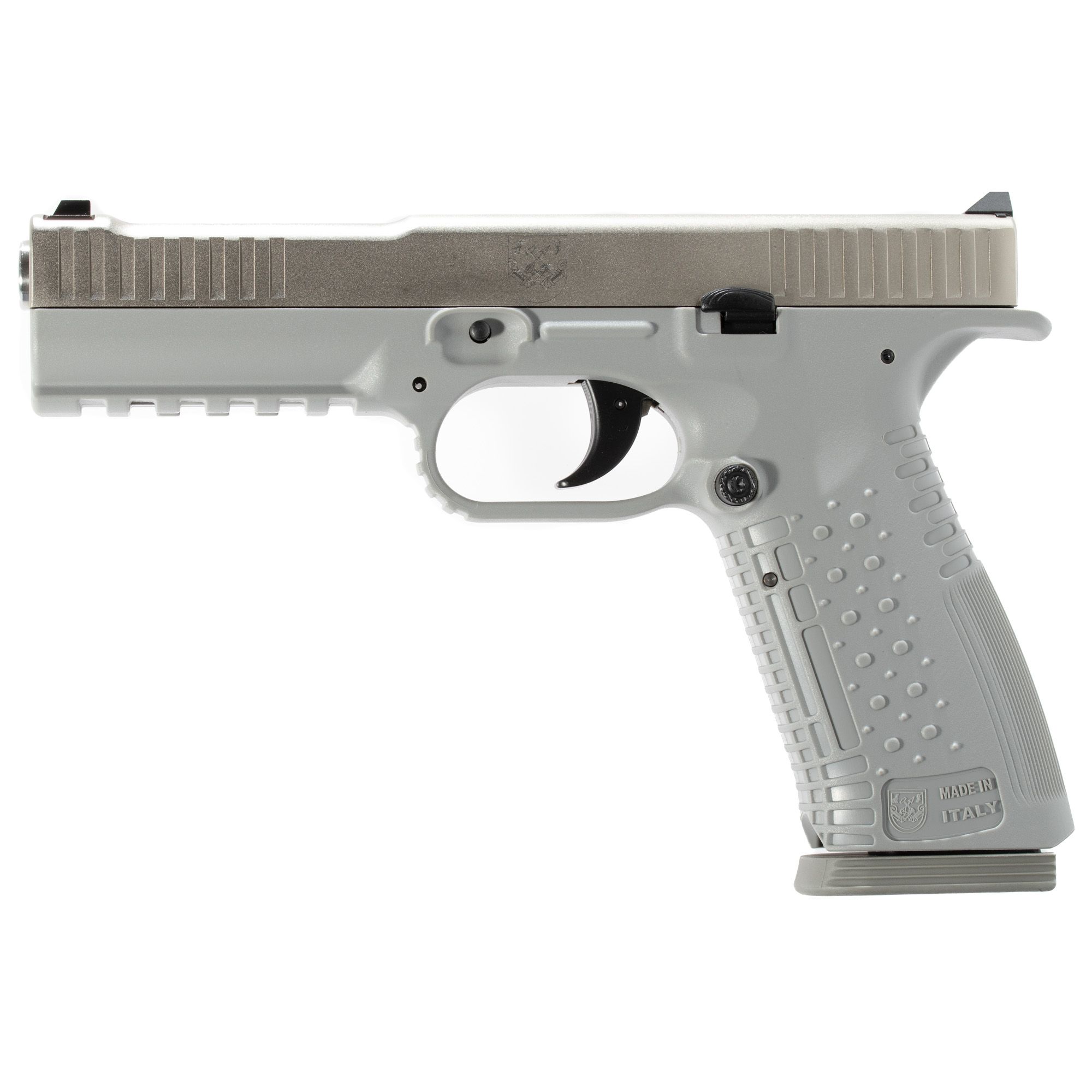 AMPF STRIKE ONE 9MM 5″ 10RD SILVER