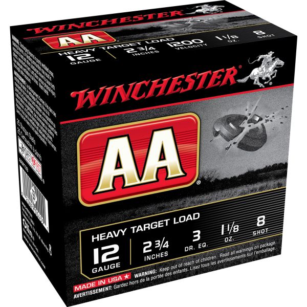WIN AA HVY TRGT 12GA 2.75″ #8 25/250