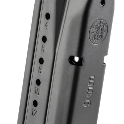 Smith & Wesson 194540000 M&P Compact 12rd 9mmLuger Blued Steel