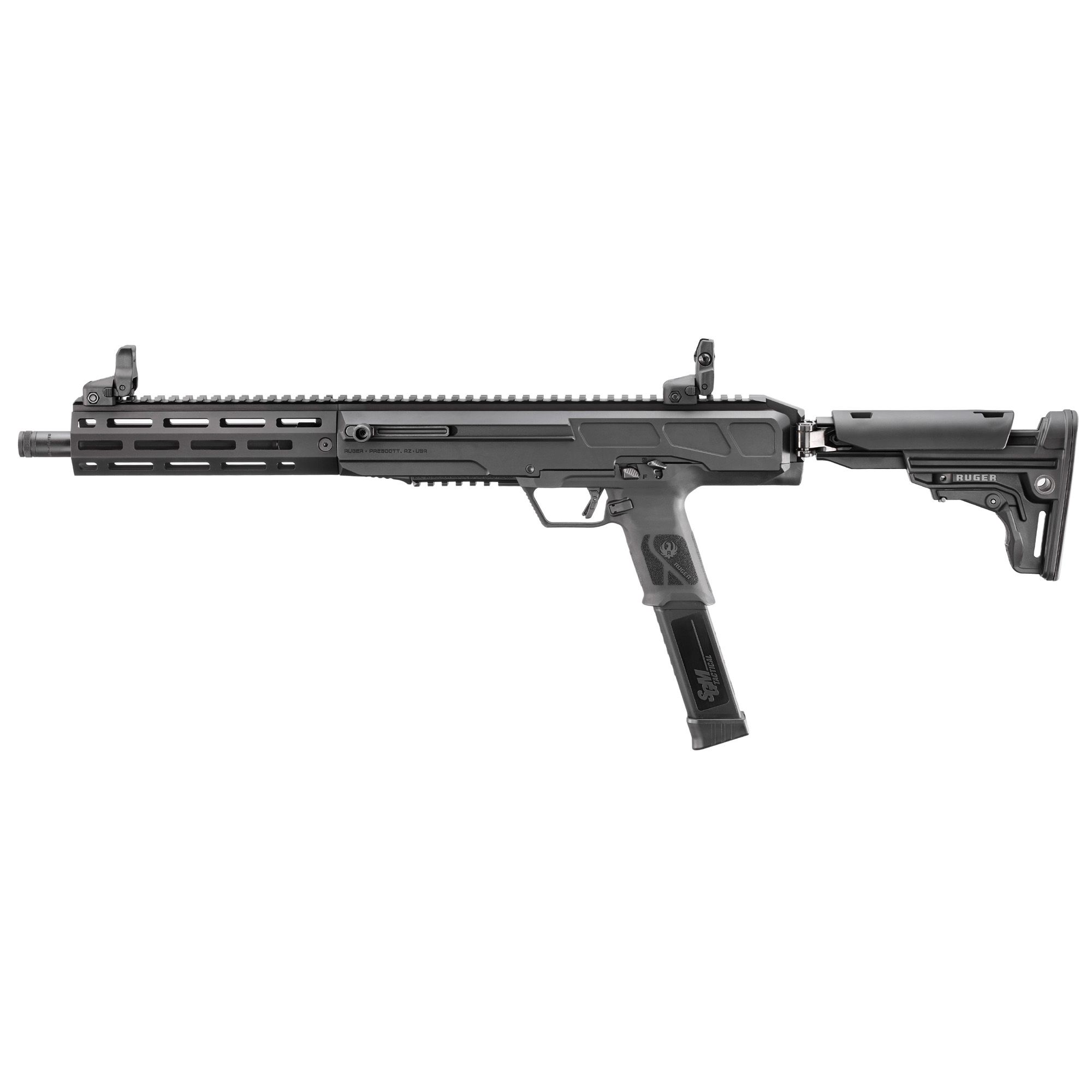 RUGER LC CARB 10MM 30RD 16.25″ BK TB